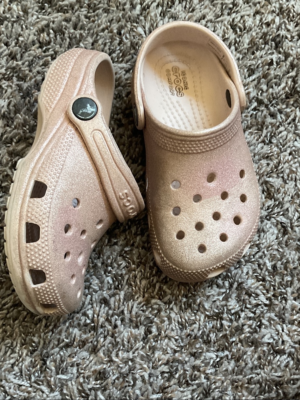 CROCS Kids Classic Clog - Shimmery Rose